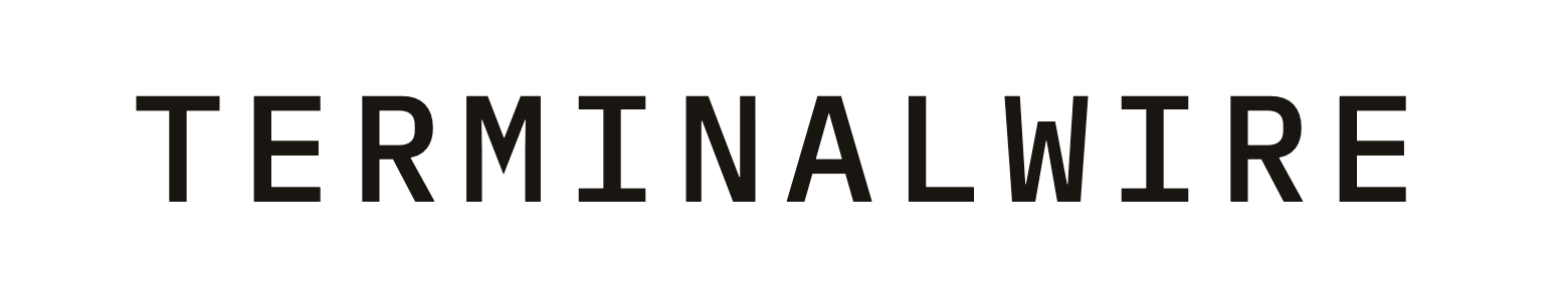 Terminalwire wordmark, dark on light